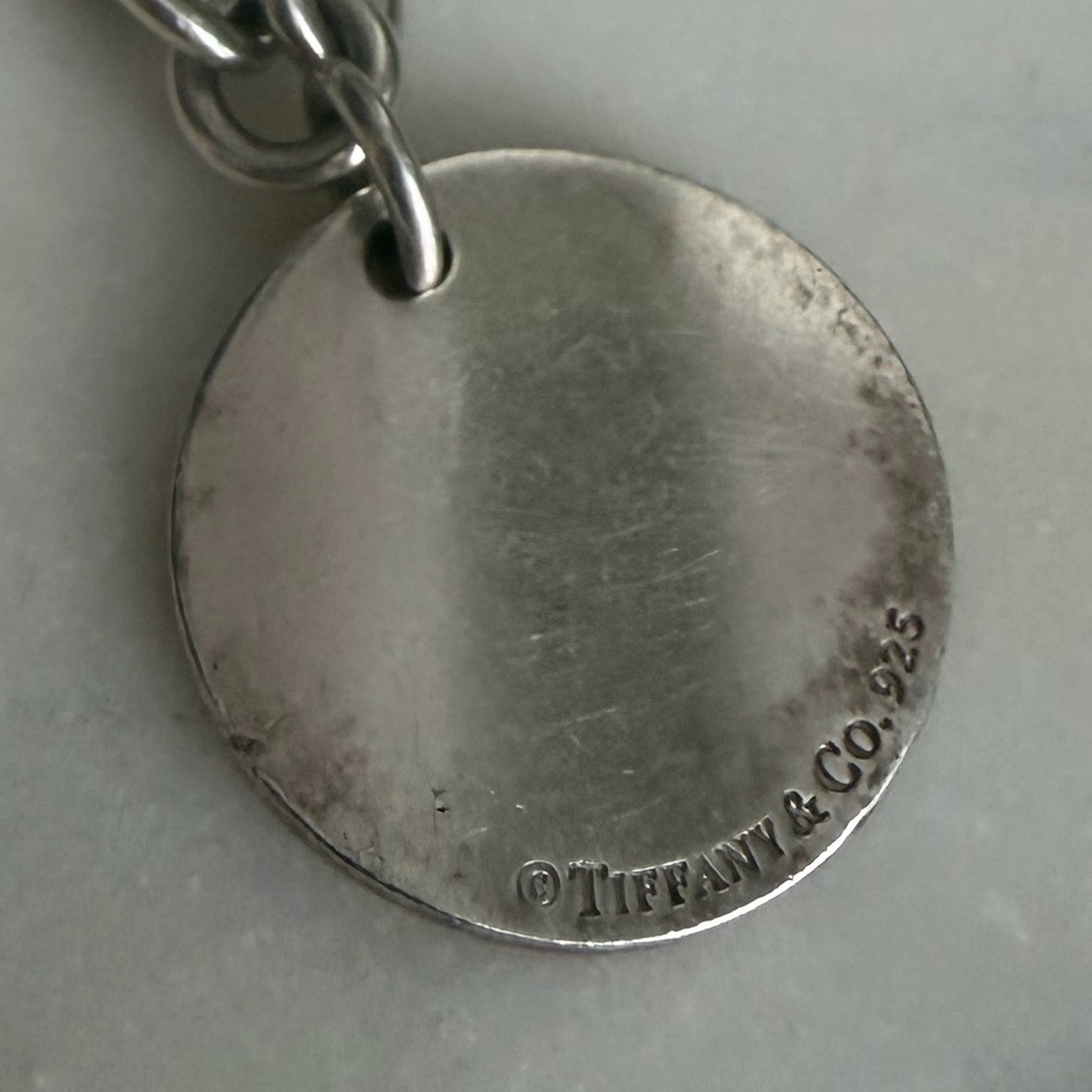 Tiffany & Co. Silver Notes Bracelet 7.25" w/ Patina & Character (a few dings) - Picture 4 of 9
